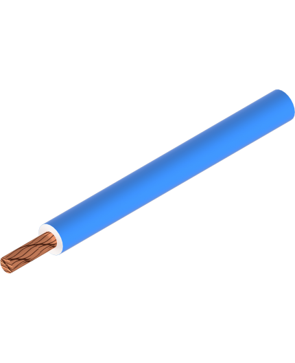 Highly flexible PVC stranded cable 2,5mm² with double insulation.
